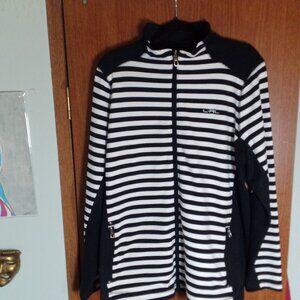 L-RL Lauren Active Womens Zip up Sweat Shirt NWOT